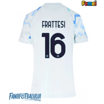 Inter Milan Davide Frattesi #16 Tricou Fotbal Replică 2025-26 Femei Deplasare